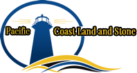 pacific coast land ans stone logo
